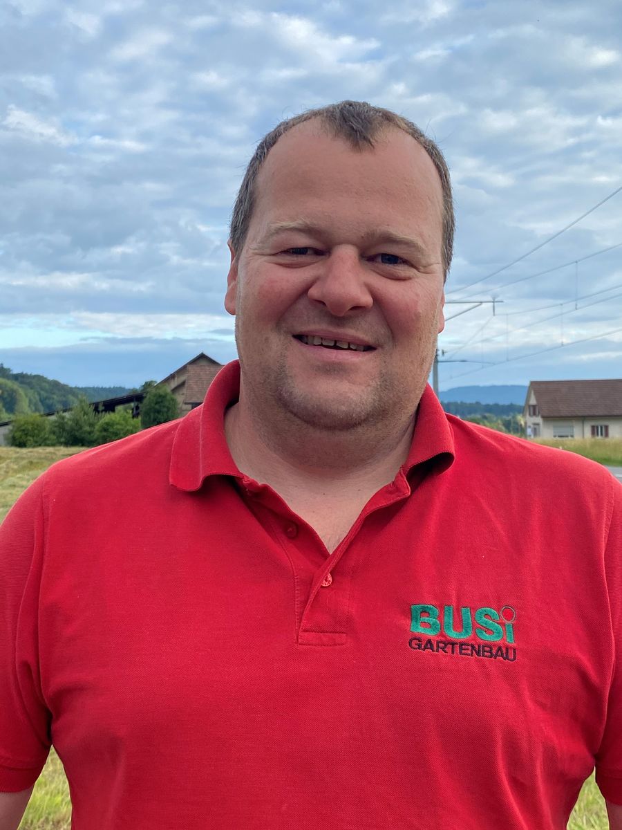 Peter «Busi» Sandmeier, Inhaber von Busi Gartenbau